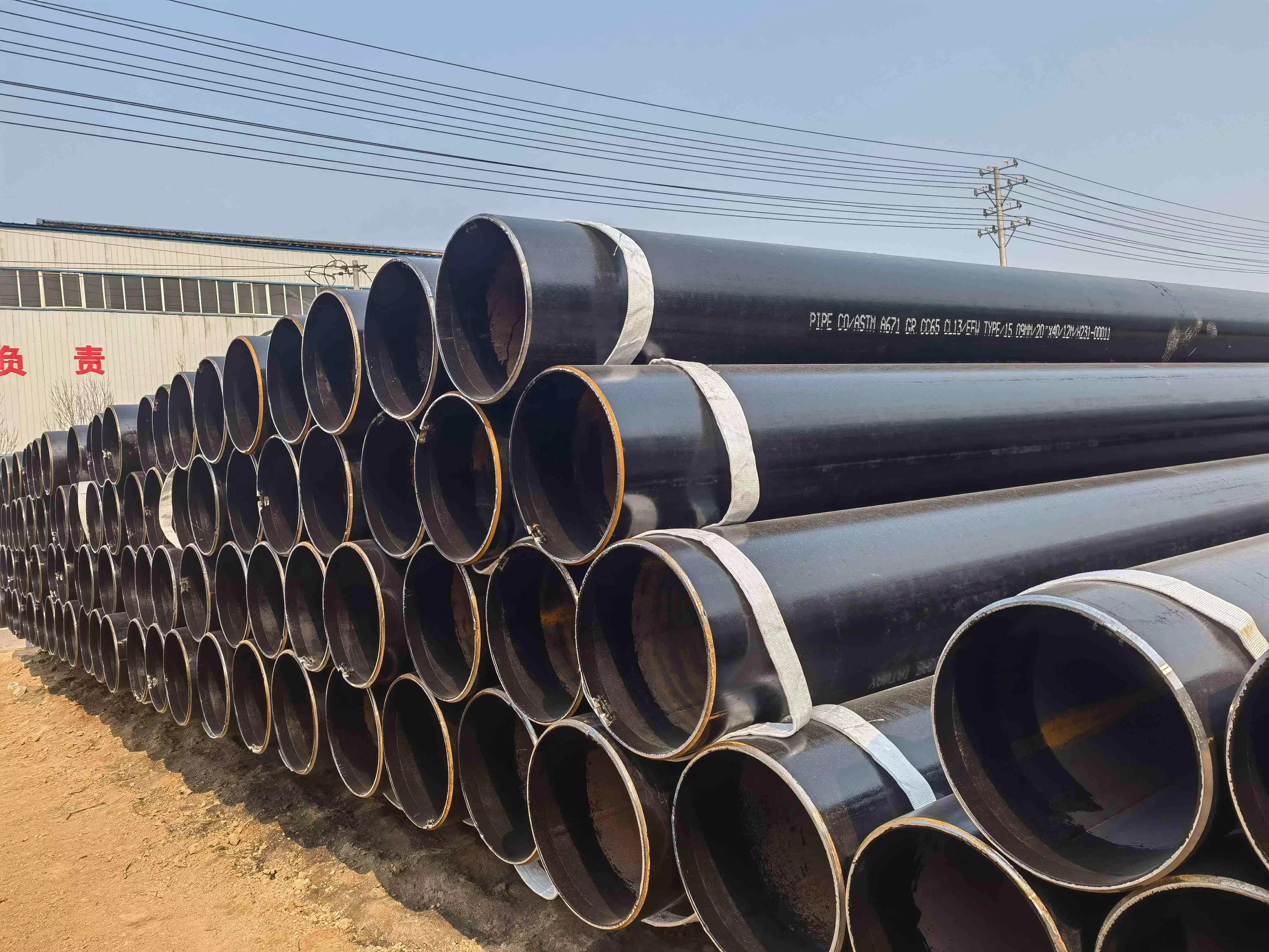 china erw black steel pipe exporters