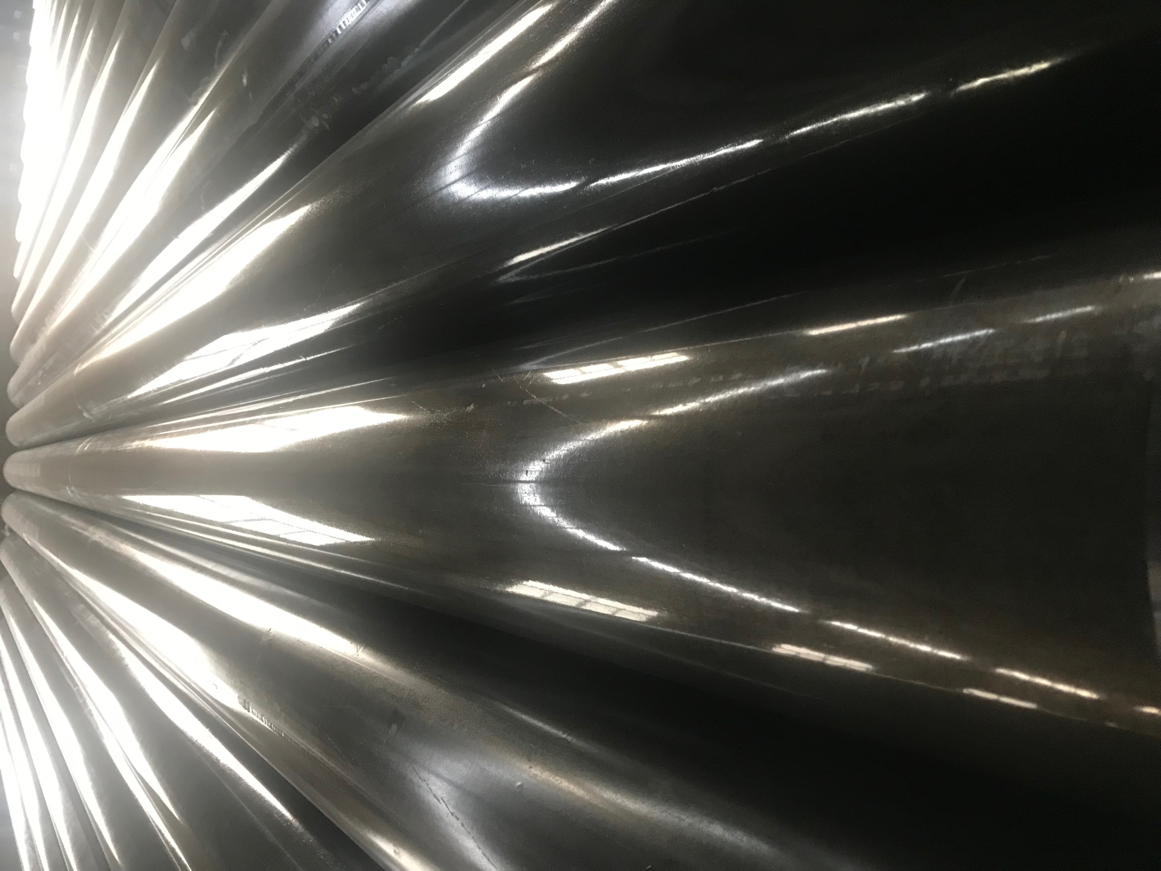 erw black steel pipe price factory